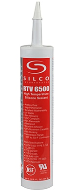 Sil-Bond RTV 6500 High Temperature 1-Part Industrial/construction Grade Silicone 